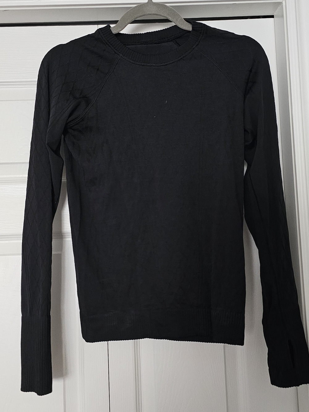 lululemon athletica Black Long Sleeve Crew Top